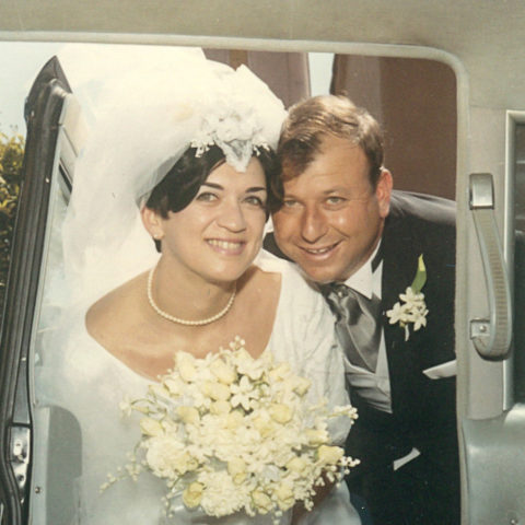 Diane and Angelo Sangiacomo on their wedding day