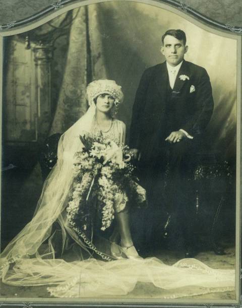 Maria and Vittorio Sangiacomo Wedding Day 1927